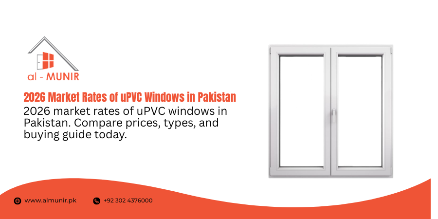 2026 Market Rates of uPVC Windows in Pakistan