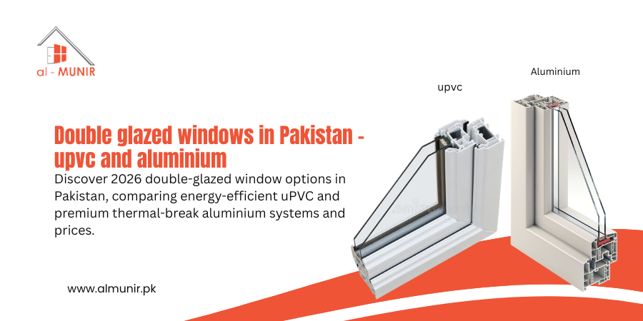 Double Glazed Windows in Pakistan - uPVC and Aluminium
